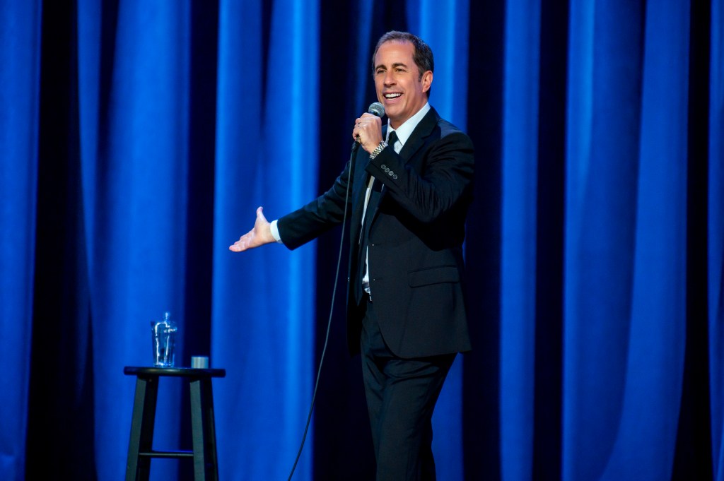 Comedian Jerry Seinfeld in Jerry Seinfeld/ 23 Hours To Kill (2020), Netflix