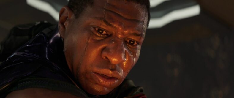 Kang the Conqueror (Jonathan Majors) realizes his plans have been thwarted in Ant-Man and the Wasp: Quantumania (2023), Marvel Entertainment