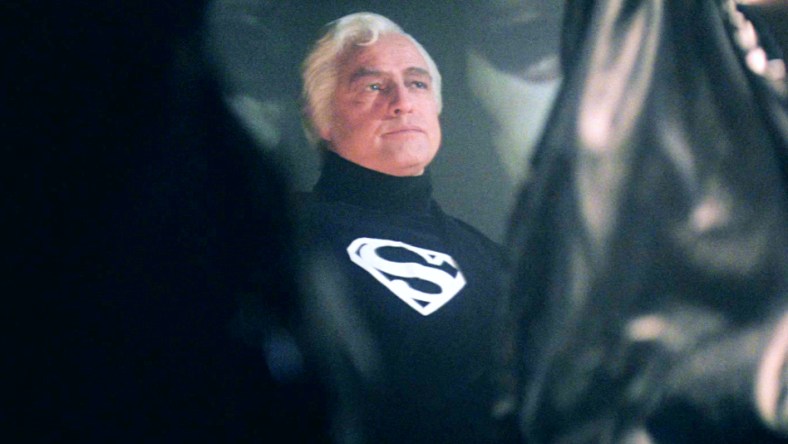 Jor-El (Marlon Brando) sentences Zod (Terrence Stamp) and his associates in Superman: The Movie (1978), Warner Bros. Pictures