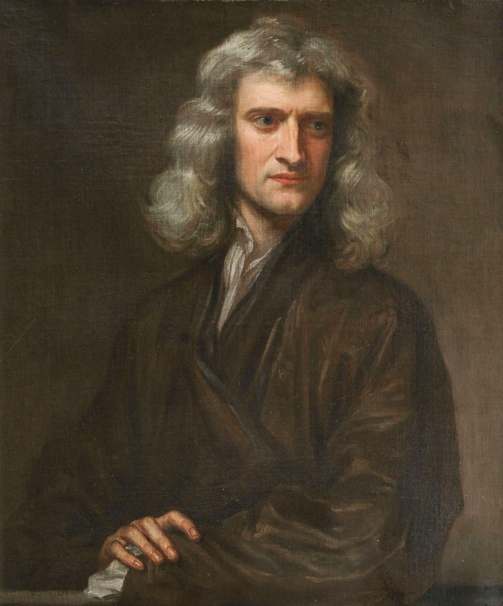 Porträt des Isaac Newton by Godfrey Kneller
