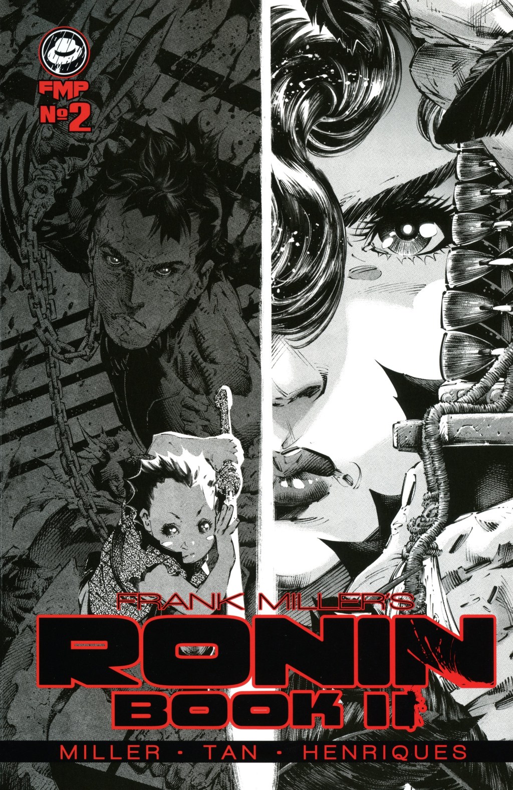 Ronin Book: II Issue #2 (2023), Frank Miller Presents. Words by Frank Miller. Art by Frank Miller, Phillip Tan, and Daniel Henriques