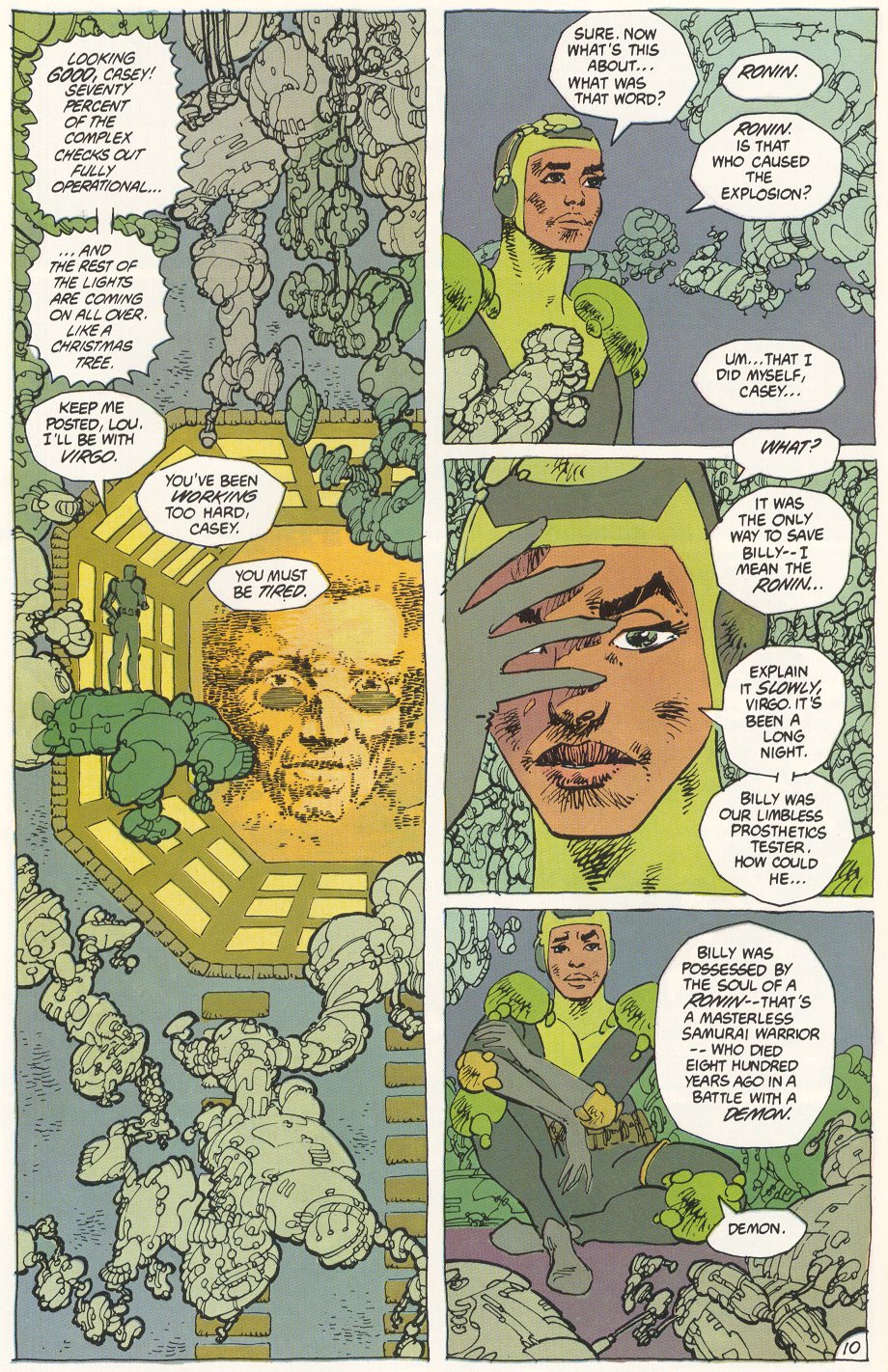 Ronin Vol. 1 Issue #2 (1983), DC Comics. Words by Frank Miller. Art by Frank Miller and Lynn Varley