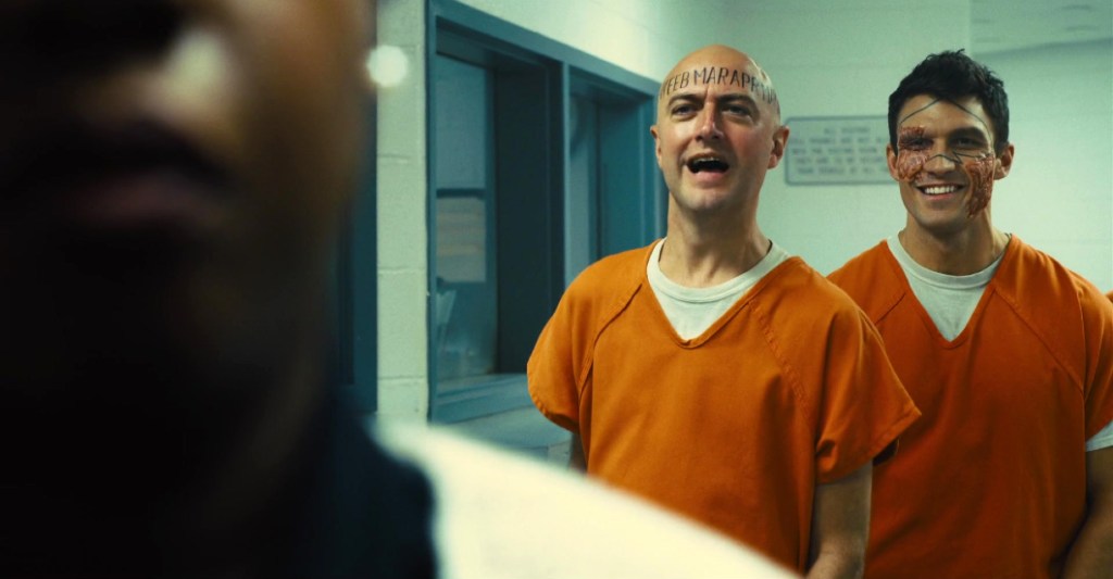 Sean Gunn as the imprisoned Calendar Man in The Suicide Squad (2021)