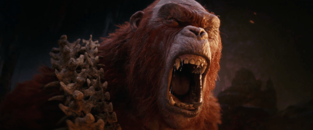 The "Scar King" Titan makes his presence known in Godzilla x Kong: The New Empire