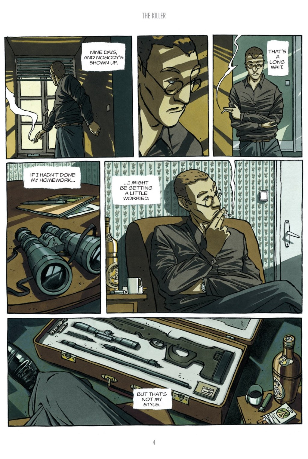 The Killer Vol. 1 Issue #1 "Long Fire, Part One" (2006), Archaia. Words by Matz, art by Luc Jacamon