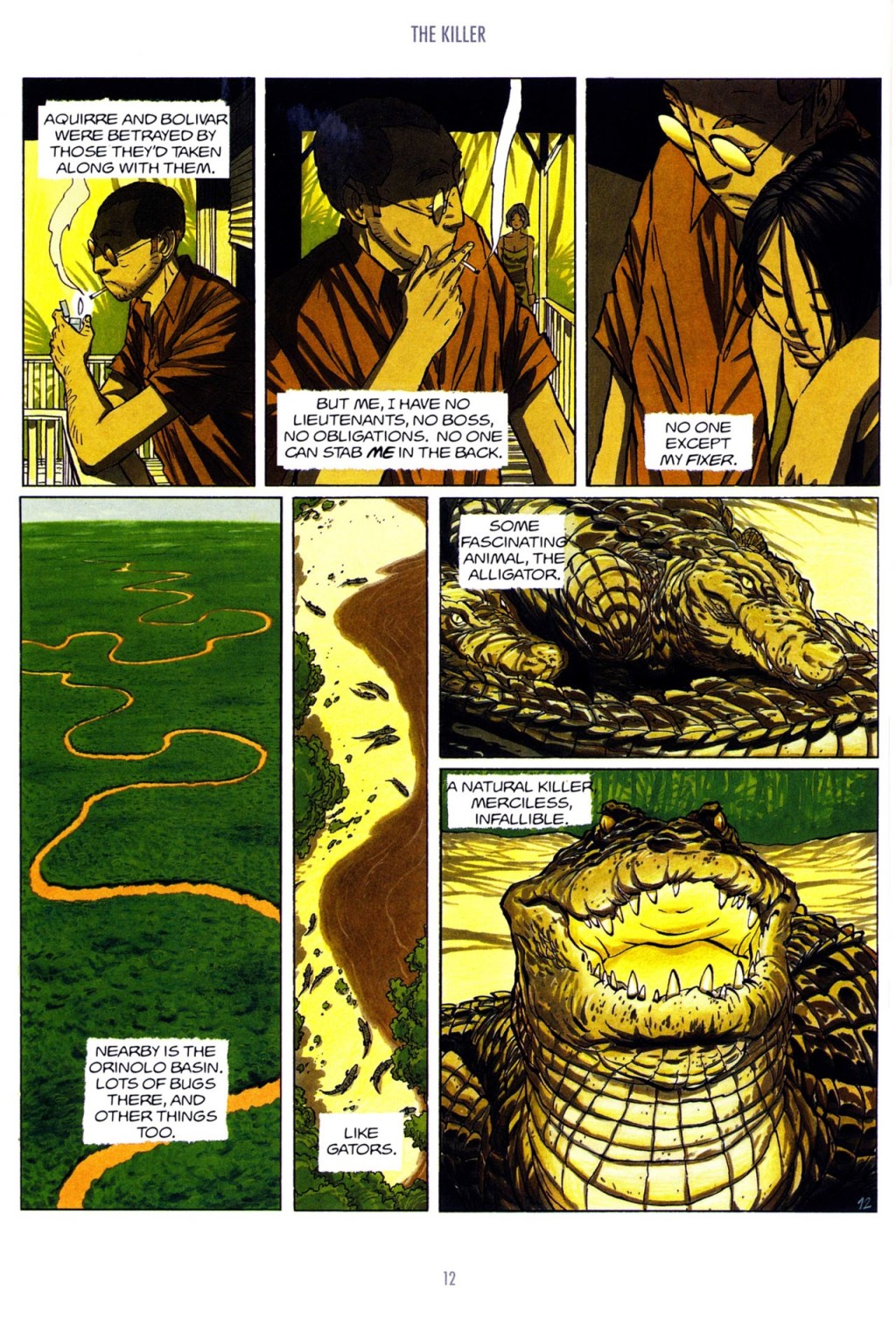The Killer Vol. 1 Issue #3 "Vicious Cycle, Part One" (2007), Archaia. Words by Matz, art by Luc Jacamon