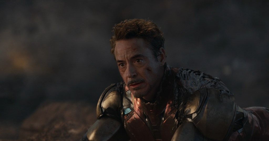 Tony Stark (Robert Downey Jr.) understands what needs to be made in order to save everyone in Avengers: Endgame (2019), Marvel Studios