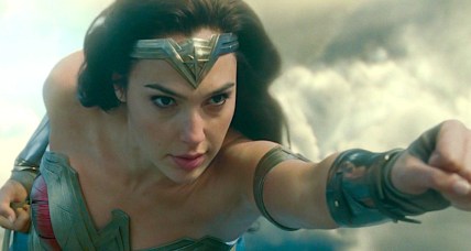 Wonder Woman (Gal Gadot) finally learns to fly in Wonder Woman 1984 (2020), Warner Bros. Pictures