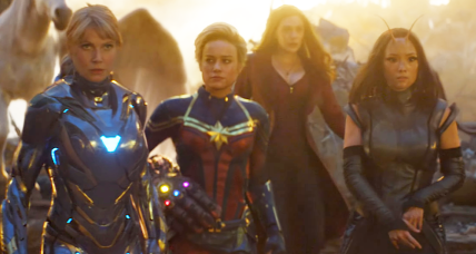 The female Avengers assemble during the Battle of Earth in Avengers: Endgame (2019), Marvel Entertainment