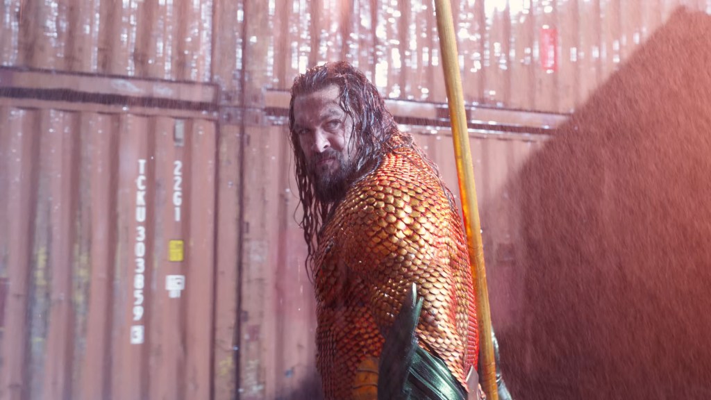 Arthur (Jason Momoa) is ambushed in Aquaman and the Lost Kingdom (2023), Warner Bros. Discovery