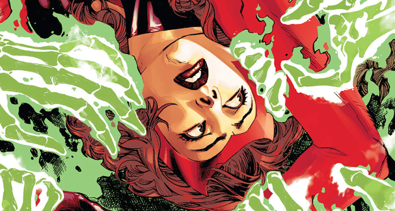 The Scarlet Witch finds herself flanked by the forces of The Dead on Stuart Immonen's cover to Avengers Vol. 9 #5 (2023), Marvel Comics
