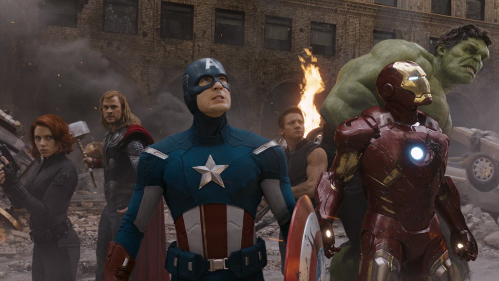 The Avengers assemble in Marvel's The Avengers (2012), Marvel Entertainment