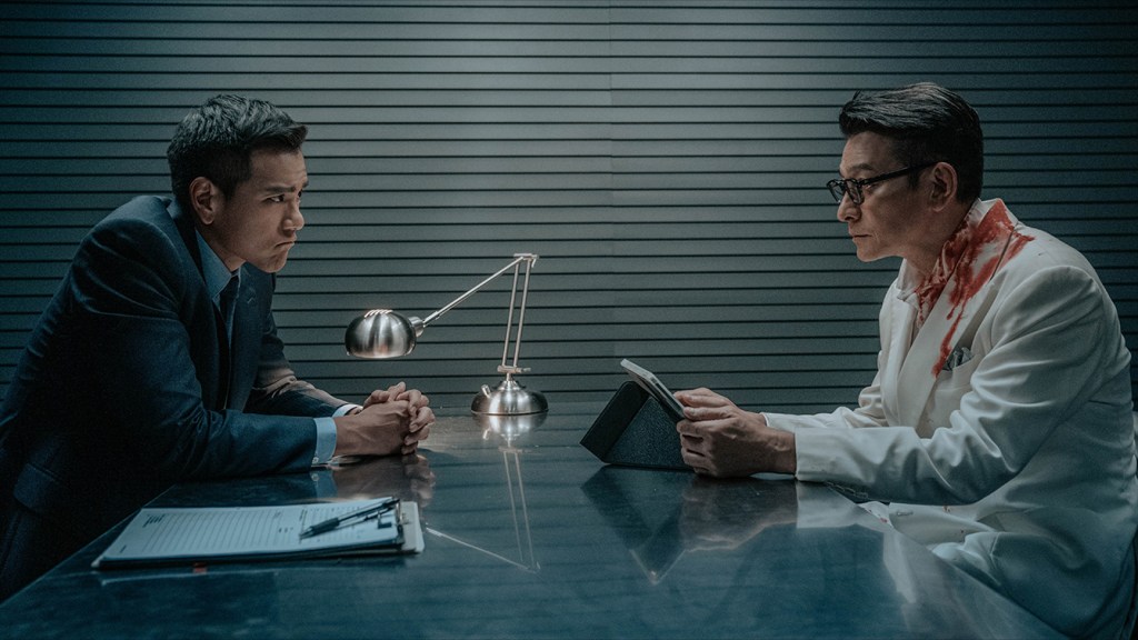 Eddie Peng and Andy Lau in director Jason Kwan's I Did It My Way. 