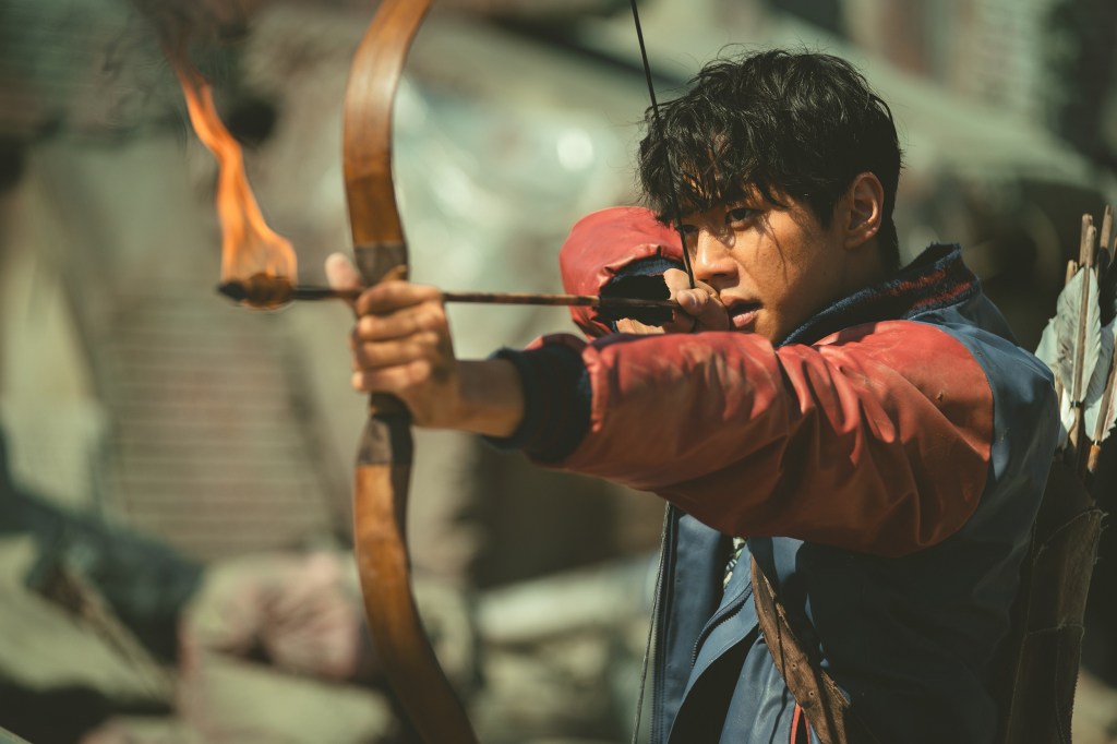 Lee Jun-young as Choi Ji-wan in Badland Hunters Cr. Cha Min-jung/Netflix © 2024