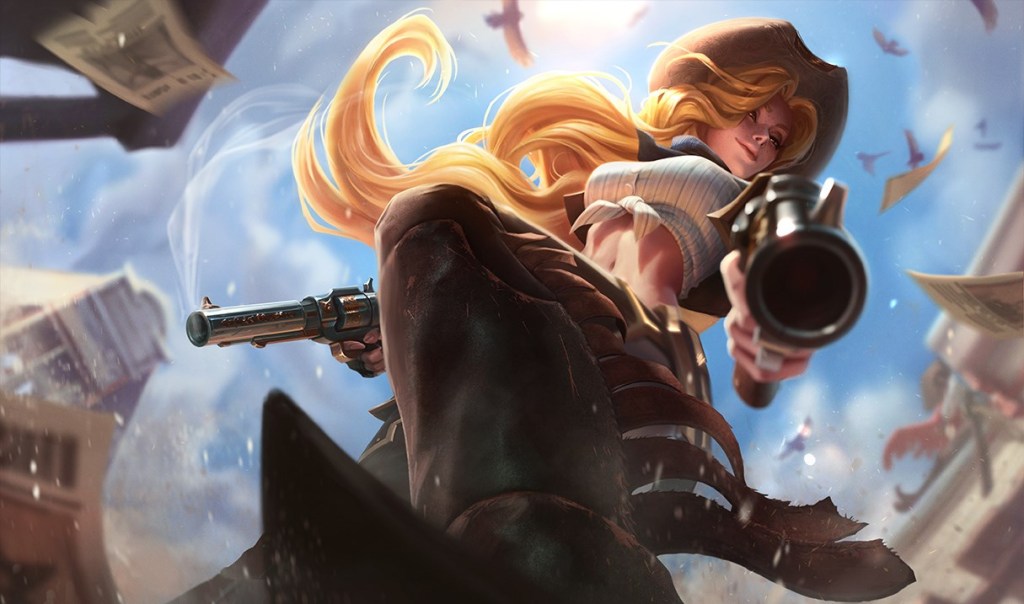 Miss Fortune draws in League of Legends (2009), Riot Games 