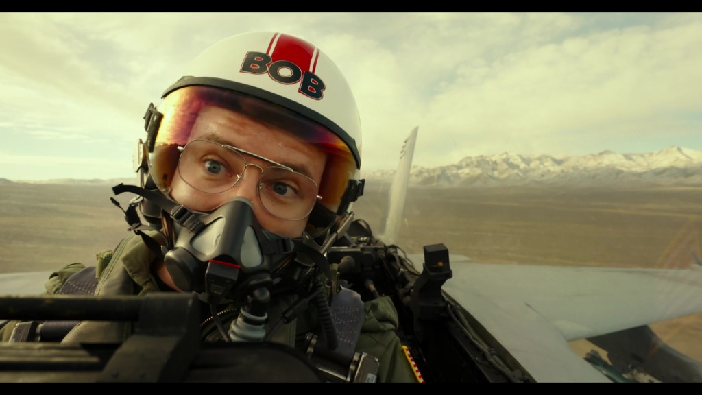 Lt. Robert "Bob" Floyd (Lewis Pullman) takes to the skies in Top Gun: Maverick (2022)