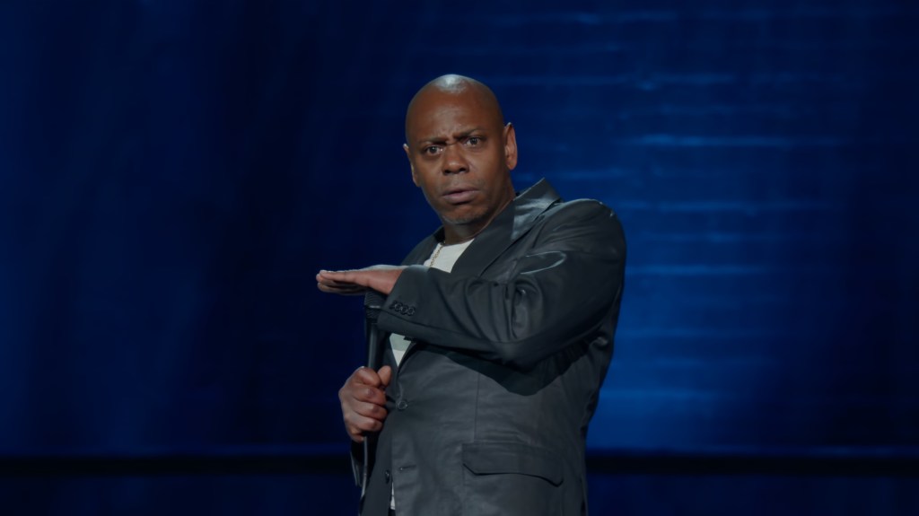 Comedian Dave Chappelle in The Closer (2023), Netflix