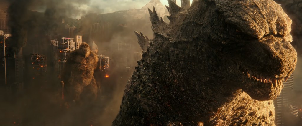 Godzilla and Kong settle their dispute in Godzilla vs. Kong (2021), Legendary Pictures
