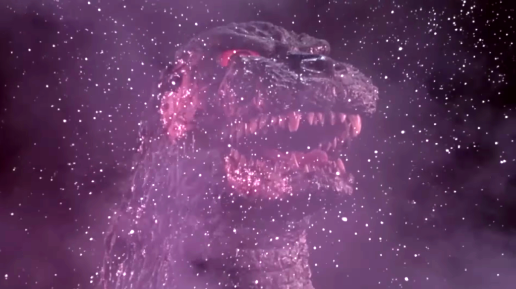 Godzilla melts away in Godzilla vs. Destoroyah (1995), Toho Co. Ltd.