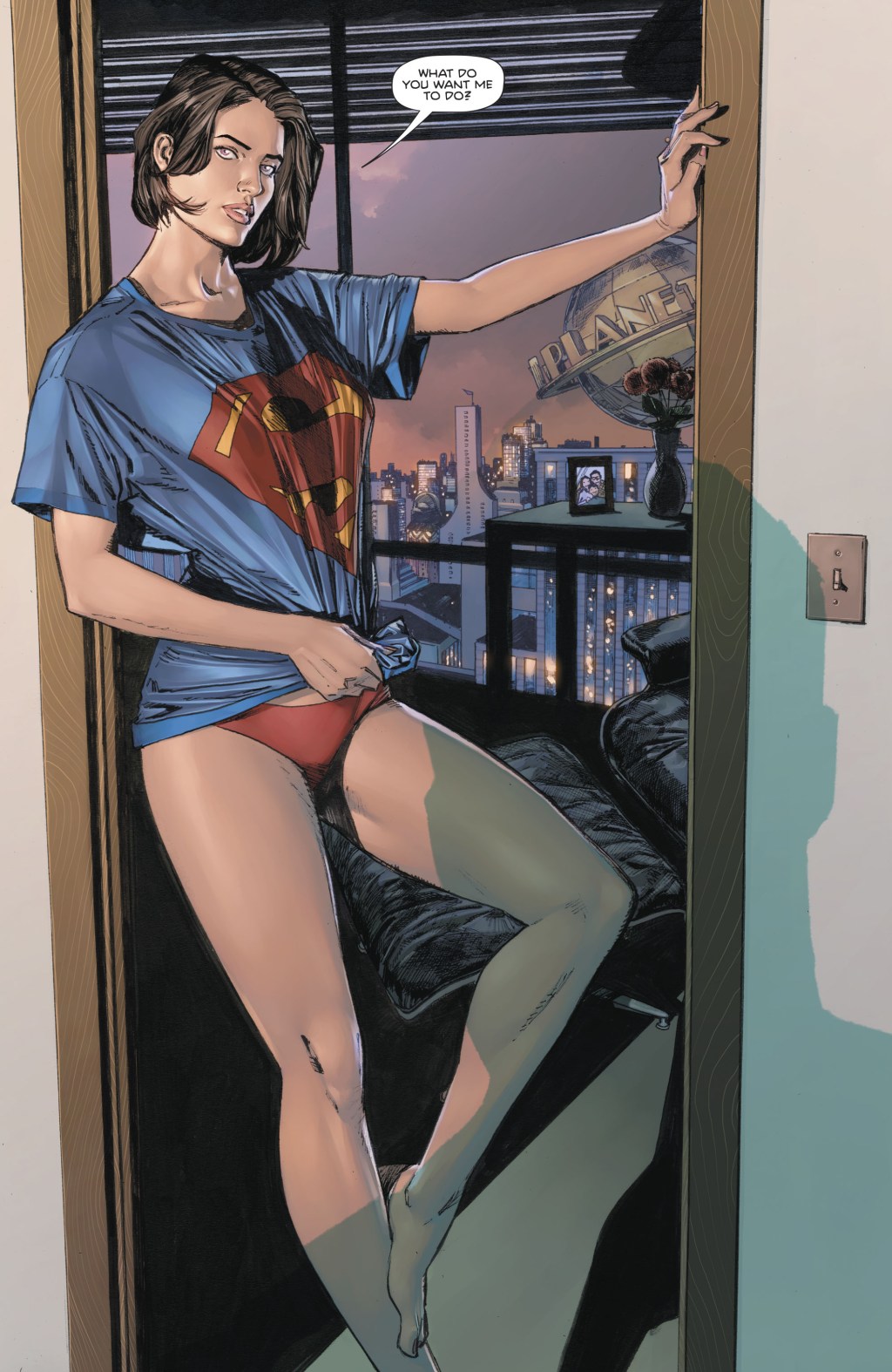 Lois Lane offers her help to Superman in Heroes in Crisis Vol. 1 #4 "Part 4: $%@# This" (2019), DC. Words by Tom King, art by Clay Mann, Tomeu Morey, and Clayton Cowles.