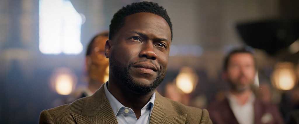 LIFT. Kevin Hart as Cyrus in Lift. Cr. Courtesy of Netflix © 2023