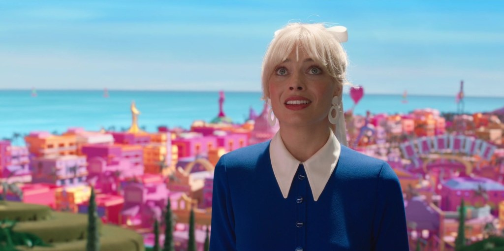 Margot Robbie as Stereotypical Barbie in Barbie (2023), Warner Bros. Pictures