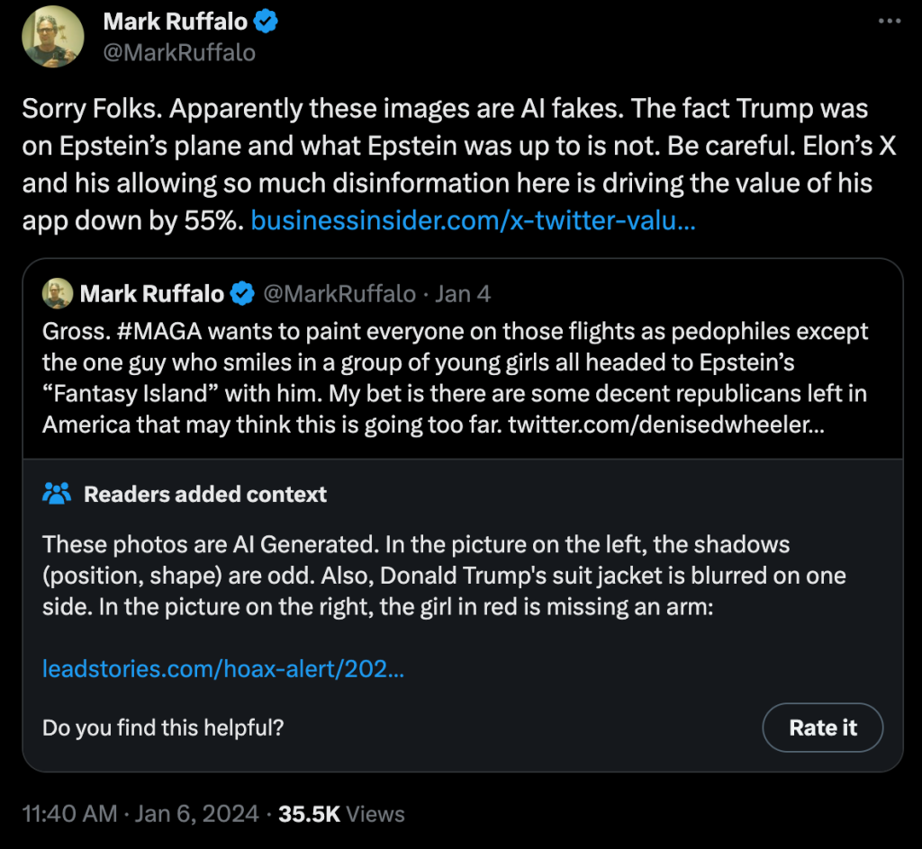 Mark Ruffalo (@MarkRuffalo) on X