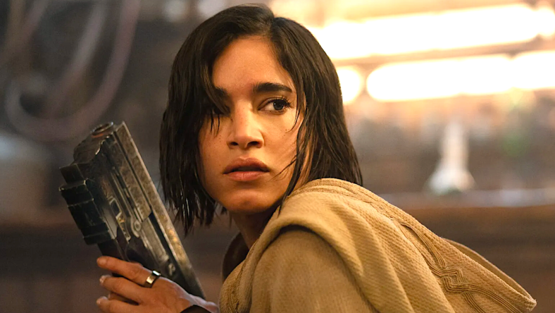 REBEL MOON. Sofia Boutella stars as Kora, the reluctant hero from a peaceful colony who is about to find she's her people's last hope, in Zack Snyder's REBEL MOON. Cr. Clay Enos/Netflix © 2023