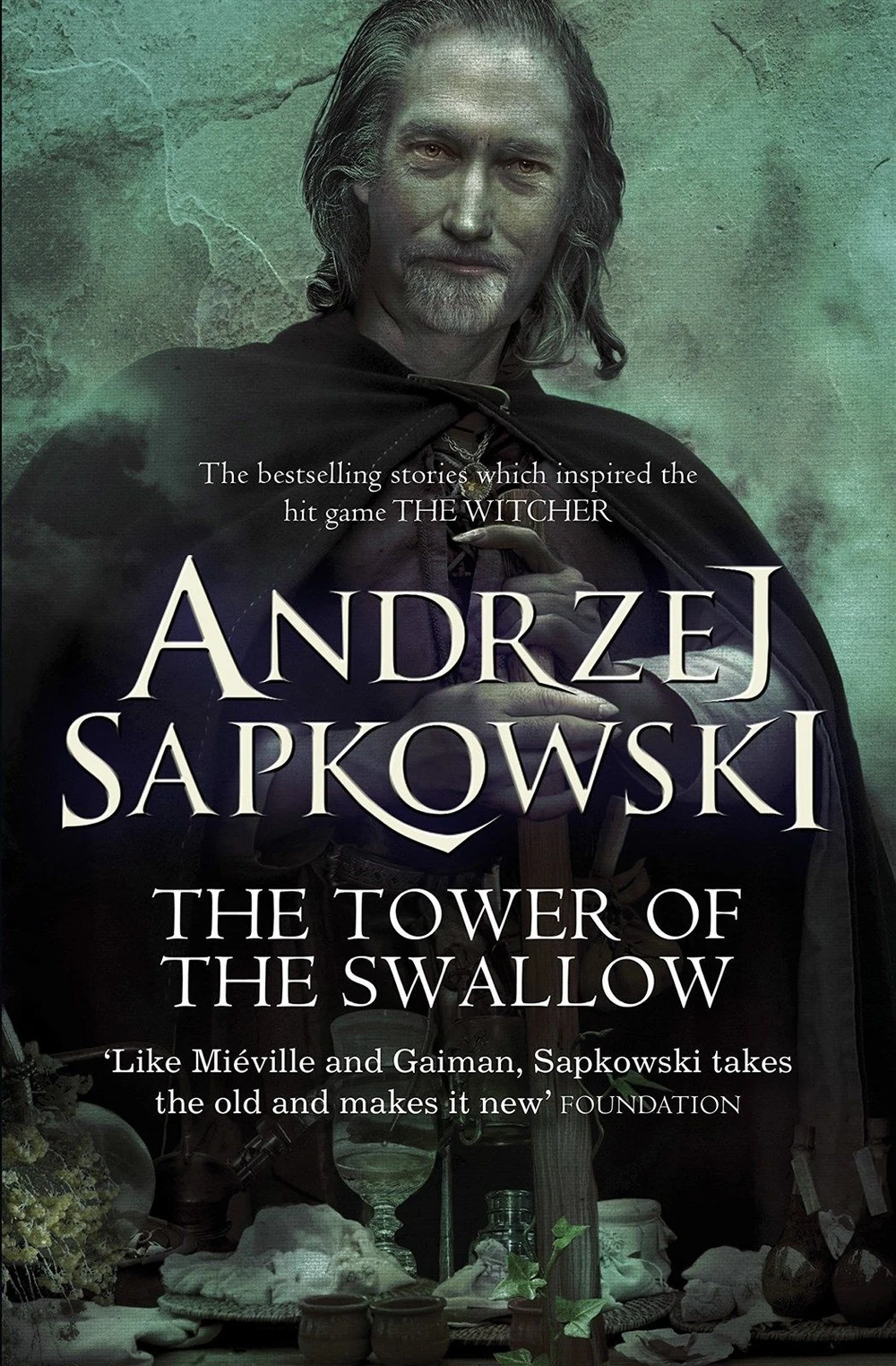 Emiel Regis appears on the UK 2nd print cover to Andrzej Sapkowski's The Tower of the Swallow (1997), Gollancz