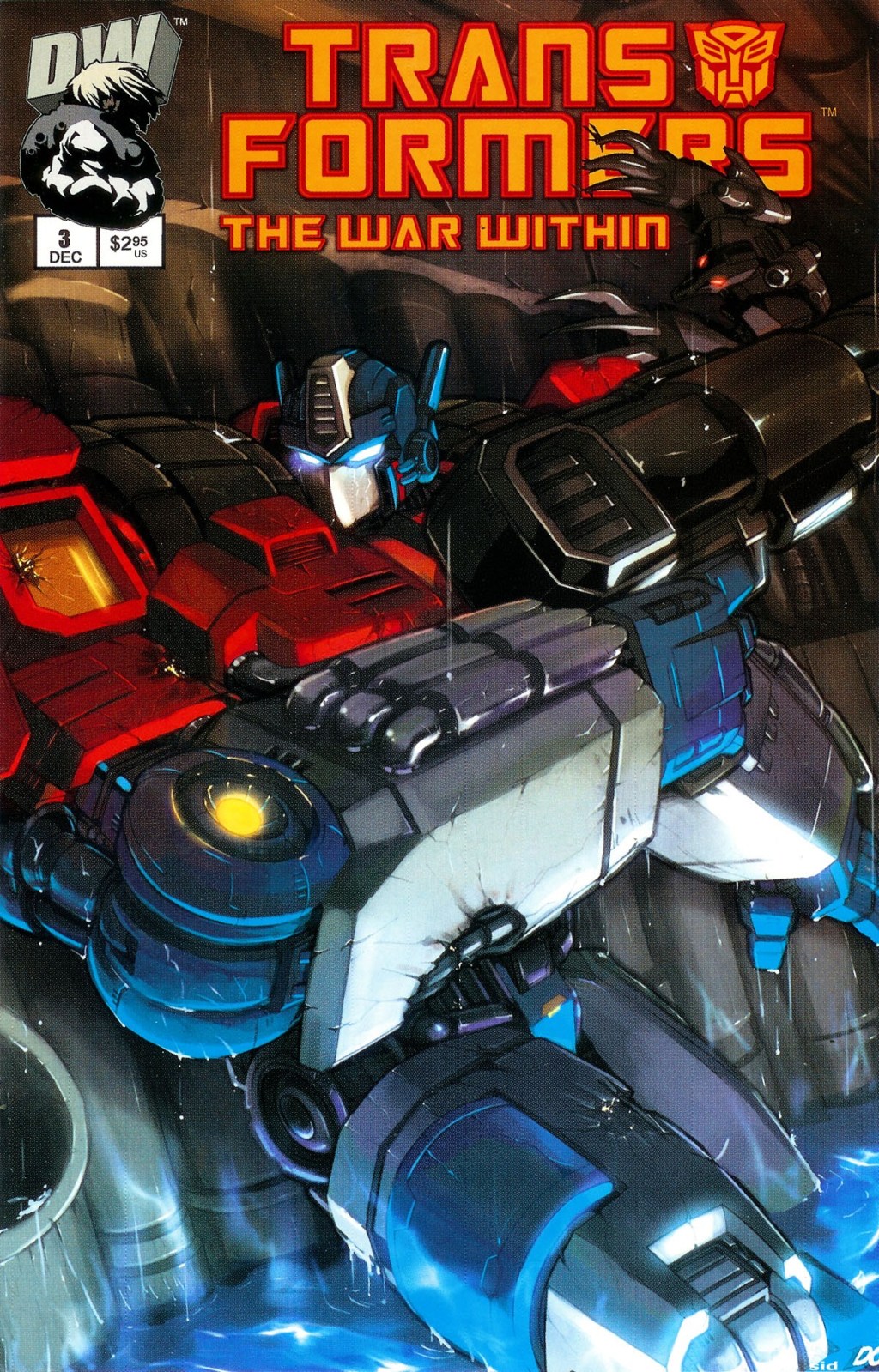 Transformers: The War Within Vol. 1 Issue #3 (2002), Dreamwave Productions. Words by Simon Furman. Art by Don Figueroa, Elaine To, and Rob Ruffolo.