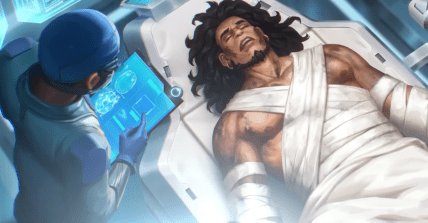 Mauga (John Tui) finds himself near death in Overwatch 2 (2022), Activision Blizzard