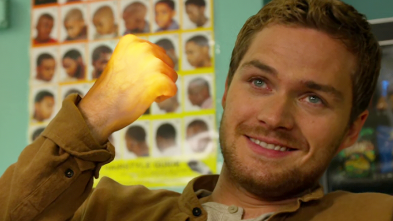 Danny (Finn Jones) shows off the Iron Fist in Marvel's Luke Cage Season 1 Episode 10 "The Main Ingredient" (2018), Marvel Entertainment