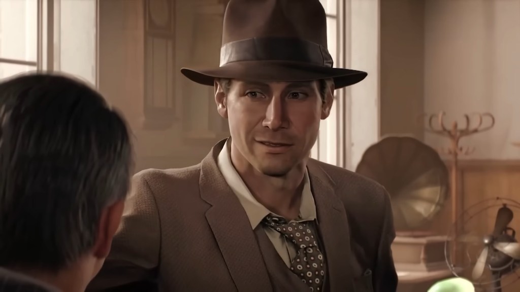 Indiana Jones (Troy Baker) prepares for another adventure in Indiana Jones and the Great Circle (2024), MachineGames
