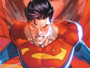 Jon Kent lets loose his heat vision on Clay Mann's variant cover to The Flash Family brings the cavalry in Dark Crisis on Infinite Earths Vol. 1 #7 "Dawn of DC" (2022), DC