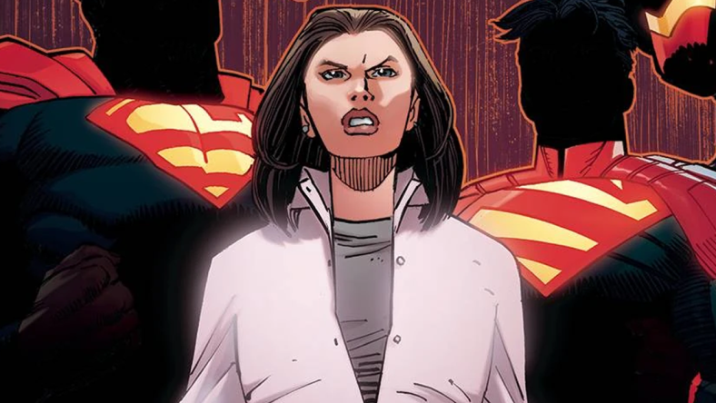 Lois Lane stands defiant against the Invisible Mafia on John Romita Jr.'s cover to Action Comics Vol. 1 #1025 "The House of Kent, Part Four" (2020), DC