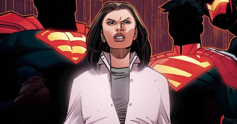 Lois Lane stands defiant against the Invisible Mafia on John Romita Jr.'s cover to Action Comics Vol. 1 #1025 "The House of Kent, Part Four" (2020), DC