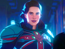 Captain Carter (Hayley Atwell) dons an Infinity Gem-infused armor in What If...? Season 2 Episode 9 "What If... Strange Supreme Intervened?" (2023), Marvel Entertainment