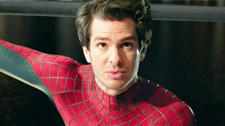 Peter Parker (Andrew Garfield) gets some life advice from Peter Parker (Tobey Maguire) in Spider-Man: No Way Home (2021), Marvel Entertainment