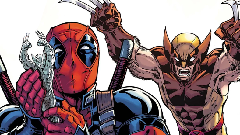 Wolverine has had it with Deadpool's nonsense on Todd Nauck's variant cover to Crazy Vol. 3 #1 (2019), Marvel Comics