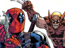 Wolverine has had it with Deadpool's nonsense on Todd Nauck's variant cover to Crazy Vol. 3 #1 (2019), Marvel Comics
