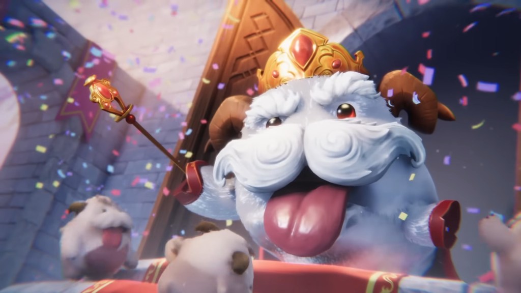 The Poro King prepares to lead his subjects to victory in Legends of Runeterra (2020), Riot Games
