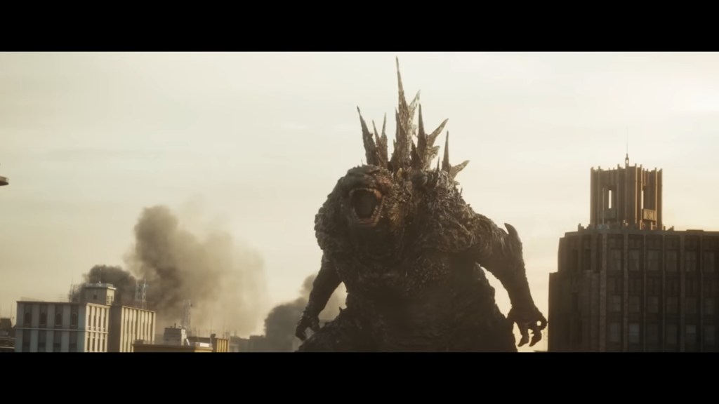 Godzilla unleashes his wrath in Godzilla Minus One (2023), Toho