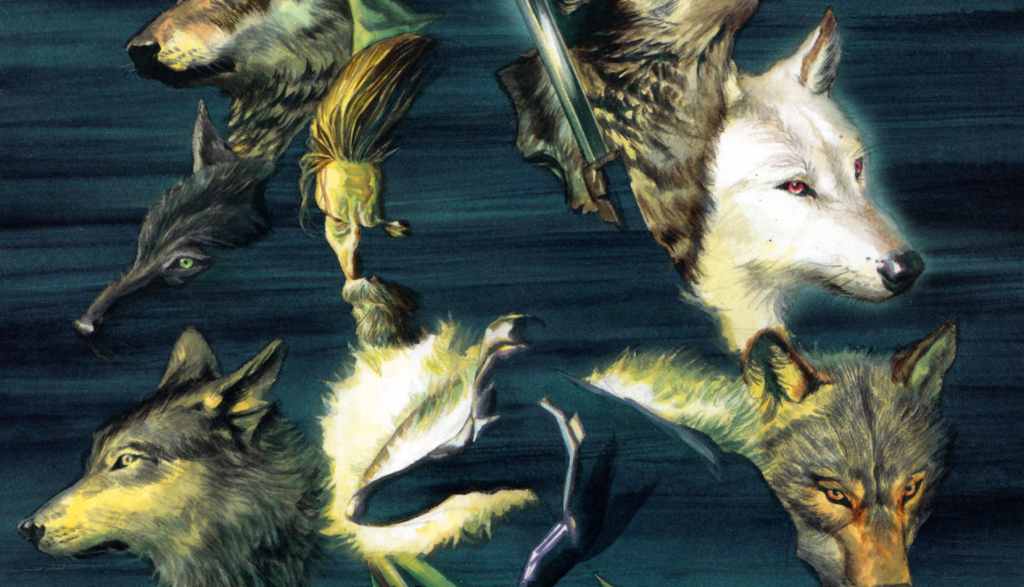 Jon Snow stands with the Dire Wolves on Alex Ross' cover to George R.R. Martin's A Game of Thrones Vol. 1 #1 (2011), Dynamite Comics