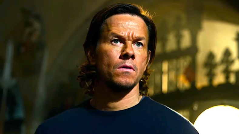 Cade Yeager (Mark Wahlberg) learns about the chosen Knight in Transformers: The Last Knight (2017), Paramount Pictures