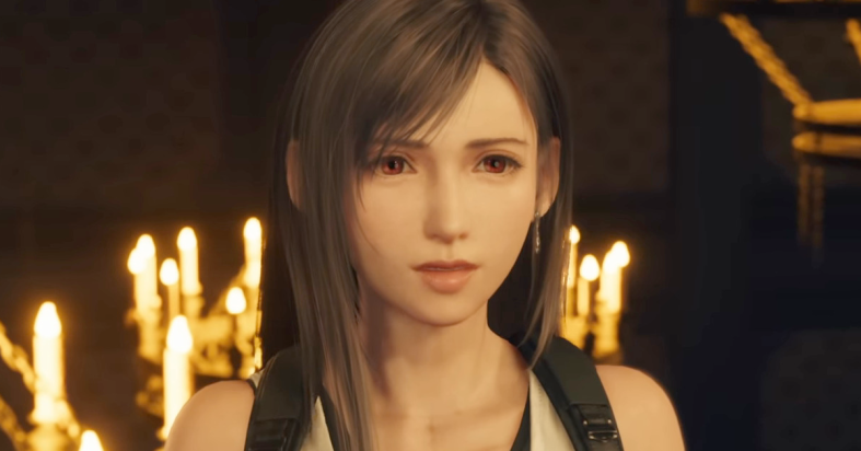 Tifa (Ayumi Ito) asks Cloud (Takahiro Sakurai) for advice in Final Fantasy VII Rebirth (2024), Square Enix