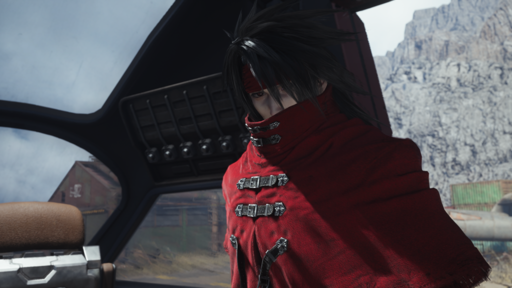 Vincent Valentine (Shôgo Suzuki) boards the Highwind in Final Fantasy VII Rebirth (2023), Square Enix