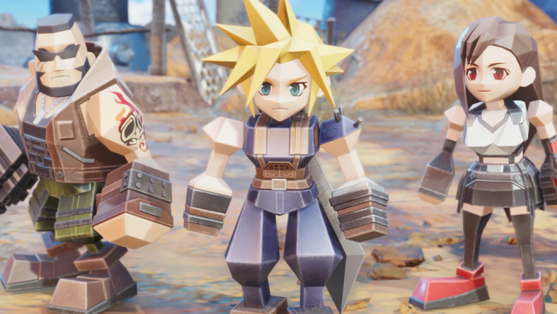 Barret (Masato Funaki), Cloud (Takahiro Sakurai), and Tifa (Ayumi Ito) have never looked better in Final Fantasy VII Rebirth (2023), Square Enix