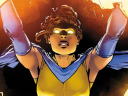 Mallory Gibbs unleashes the power of a million exploding suns on Giuseppe Camuncoli's variant cover to Sentry Vol. 4 #3 "Legacy: Part III" (2024), Marvel Comics