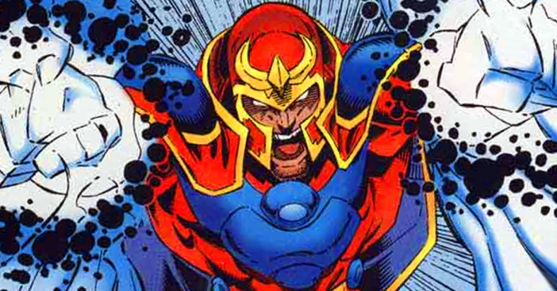 Magneto unleashes the full magnitude of his powers in Magneto and the Magnetic Men Vol. 1 #1 "Opposites Attract" (1996), Marvel Comics, DC. Words by Gerard Jones, art by Jeff Matsuda, Art Thibert, and Kevin Tinsley.