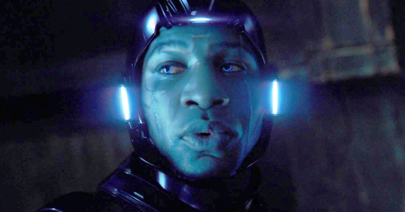 Kang the Conqueror (Jonathan Majors) attempts to bargain with Scott Lang (Paul Rudd) in Ant-Man and the Wasp Quantumania (2023), Marvel Entertainment